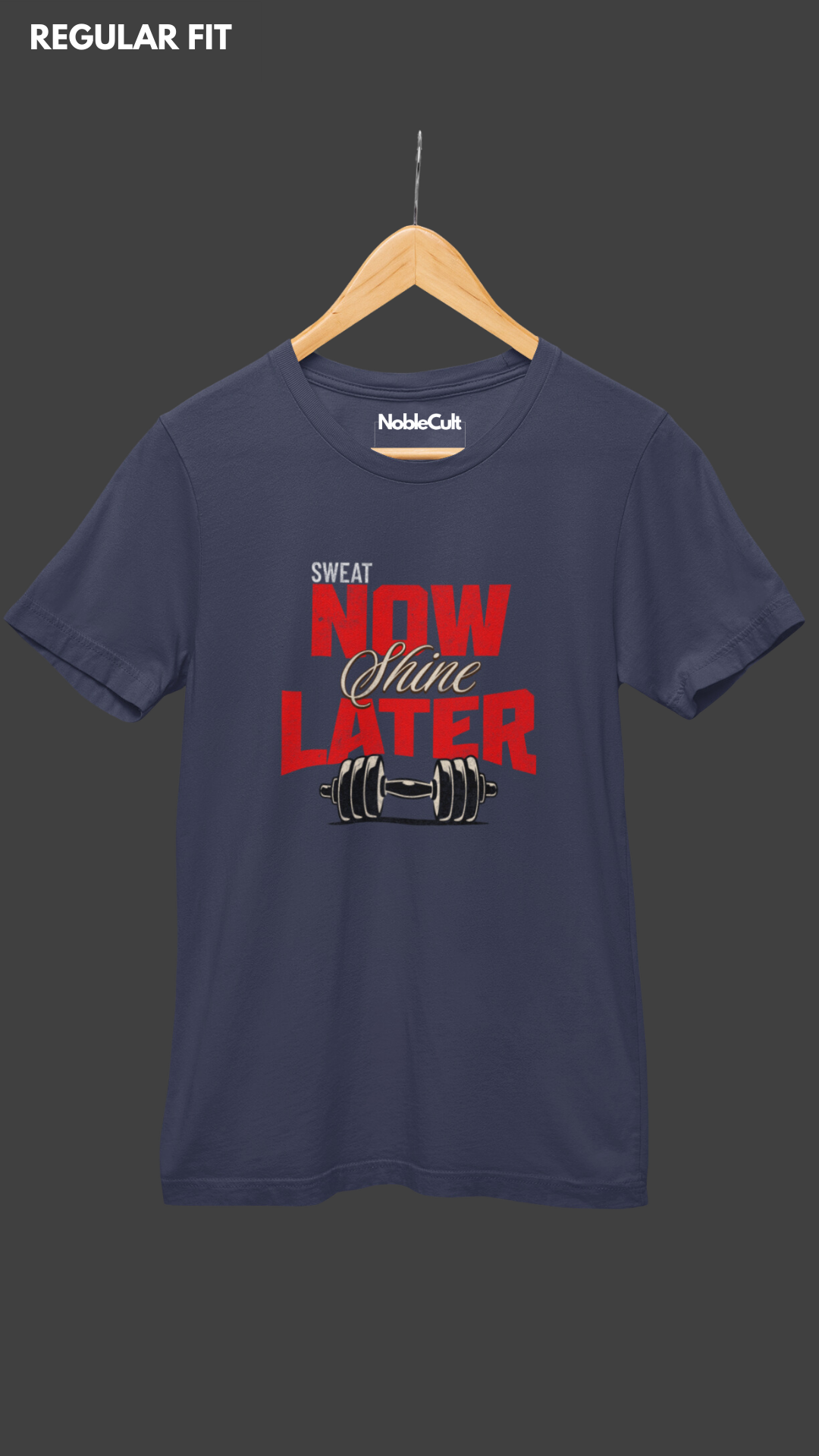 Sweat now navy blue T-shirt for men